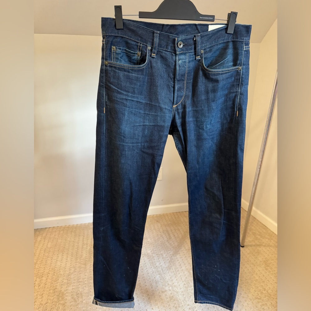 Rag & Bone Raw Selvedge Denim Jeans